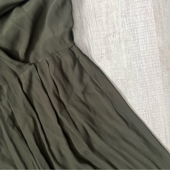 XIRENA Green Midi Dress Size Medium - Picture 6 of 11